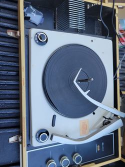 Bradford suitcase portable phonograph record player