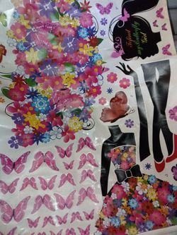 Girls Stickers Roll