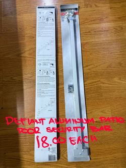 Patio door/window security bar