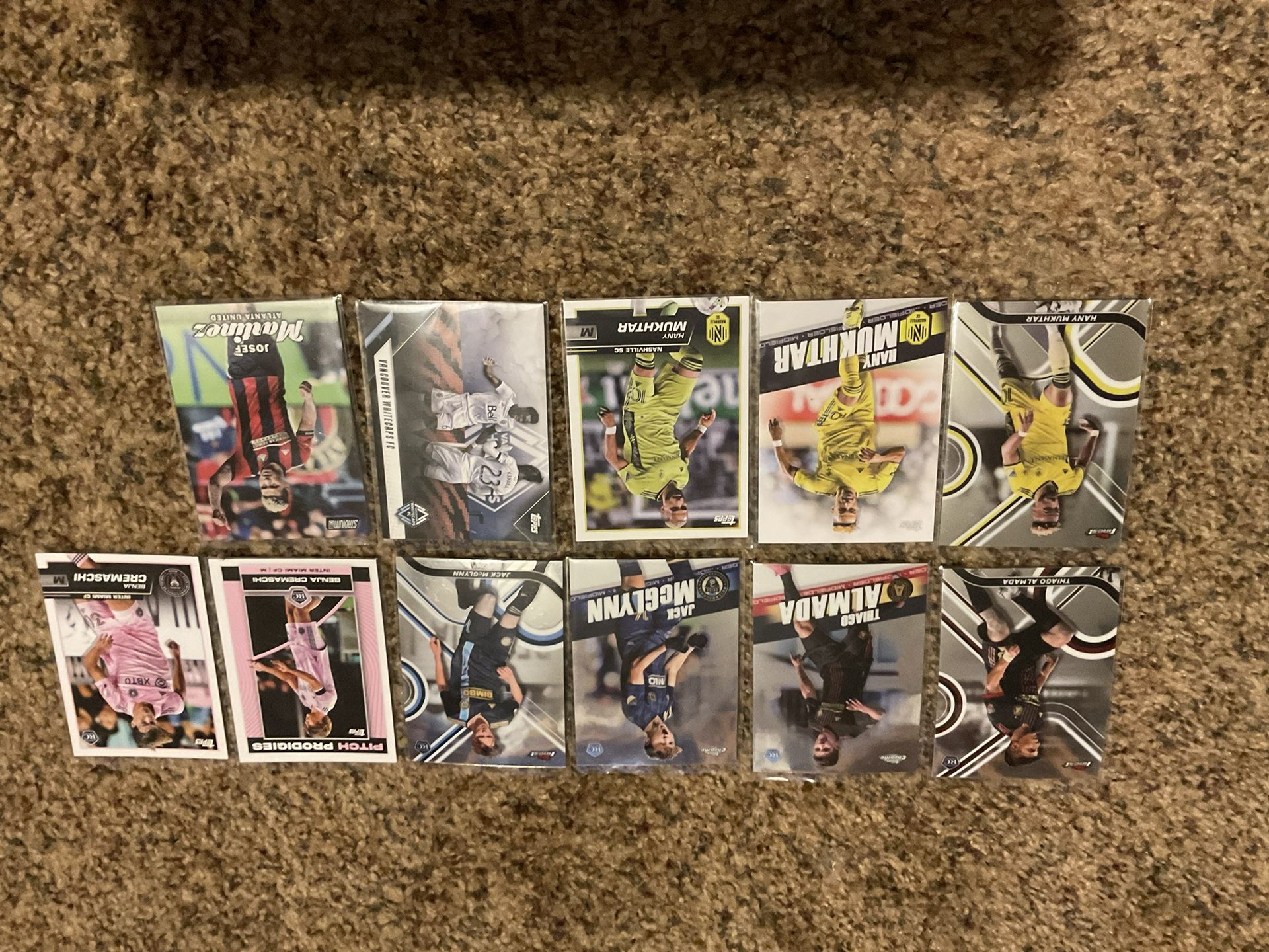 11 MLS Pro Soccer Cards- All Stars