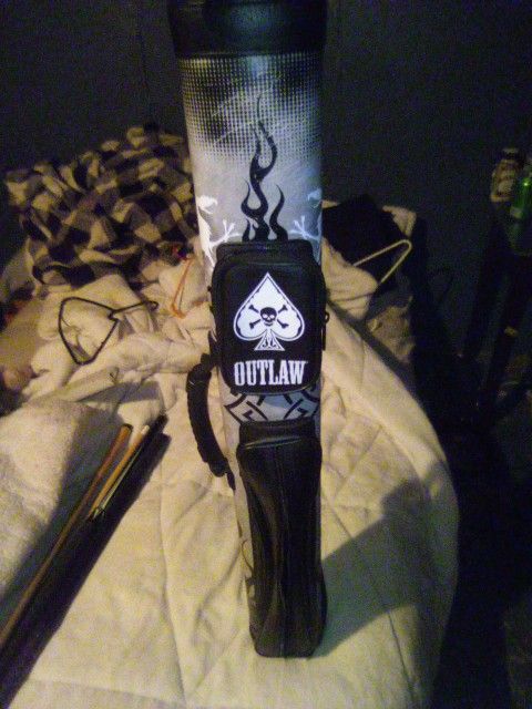 Outlaw Pool Stick Case And 2 Action Pool Sticks. Lightly Used Good Condition. $65