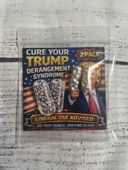 Trump Derangement Syndrome .999 Fine Silver 2-Pack