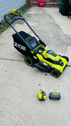 Ryobi 40 Volt Hp Brushless 21” Push Lawnmower with Turbo,6ah Battery and Charger