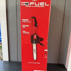 Milwaukee M18 FUEL 14 in. 18V Lithium-Ion Brushless Battery Chainsaw (Tool-Only)