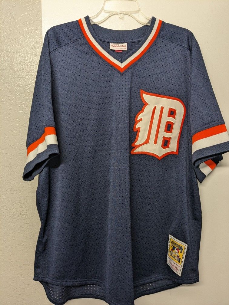 Alan Trammell Detroit Tigers Jersey Mitchell & Ness Men’s 2XL (Sz 52)