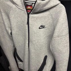 Gray Nike Tech Hoodie