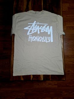Stussy Honolulu Men's Beige (Clay) Colored Graphic T-Shirt