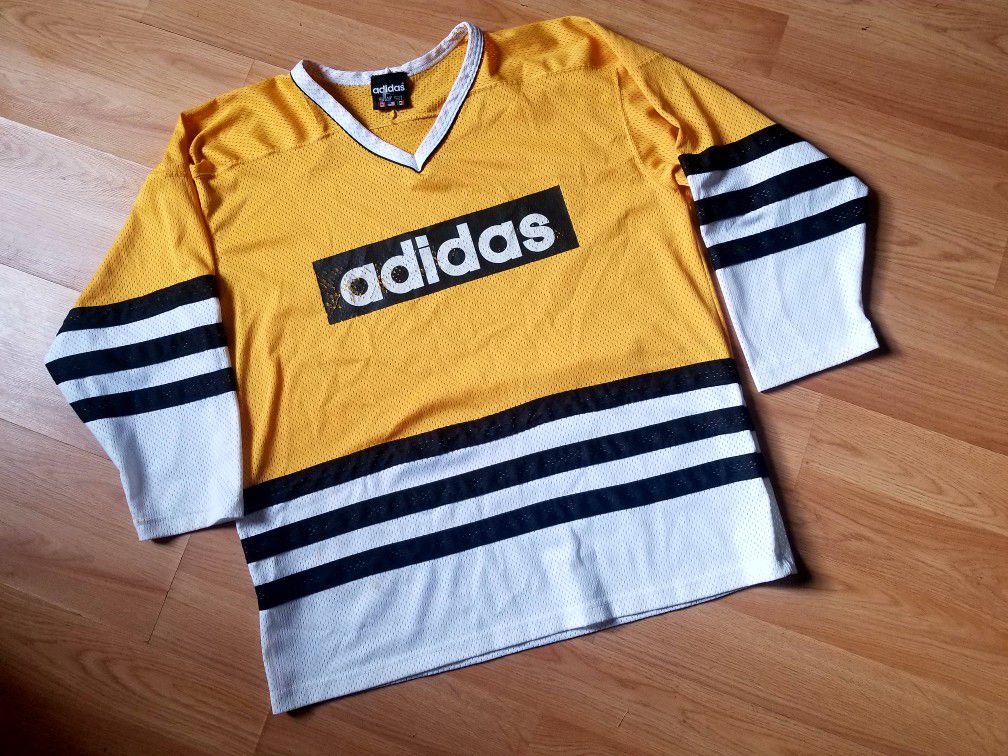 Vintage Adidas Box Logo Hockey Jersey
