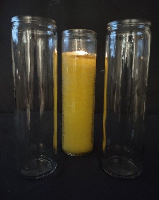 50 Recycled Empty And Cleaned Out Candle Jars See Description For More Information