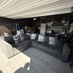 Grey Sectional Couch