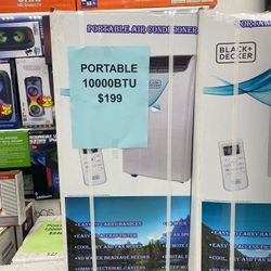 Black Decker Portable Air Conditioner 10000BTU