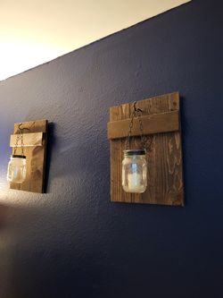 Homemade Candle Wall Decoration
