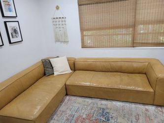 Leather couch