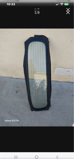 Back window Nissan convertible