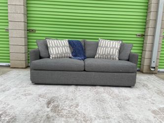 *Free Delivery* Gray Crate & Barrel Couch Sofa 3 Seater