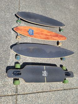 Set of Longboards/ Skateboards