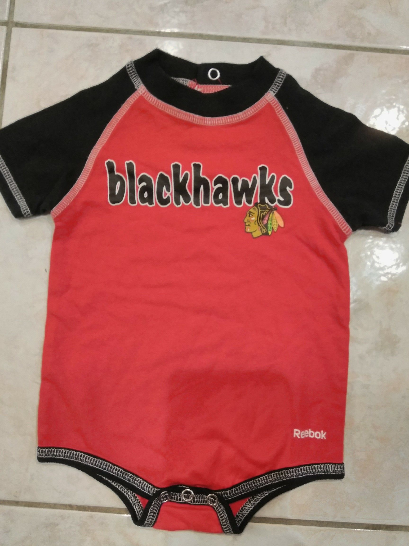 Blackhawks & Bears baby onesies