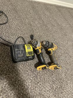 Dewalt Impact Drill Regular Drill Nd Charger No Battery 20v