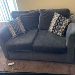 Grey 2piece Sofa 