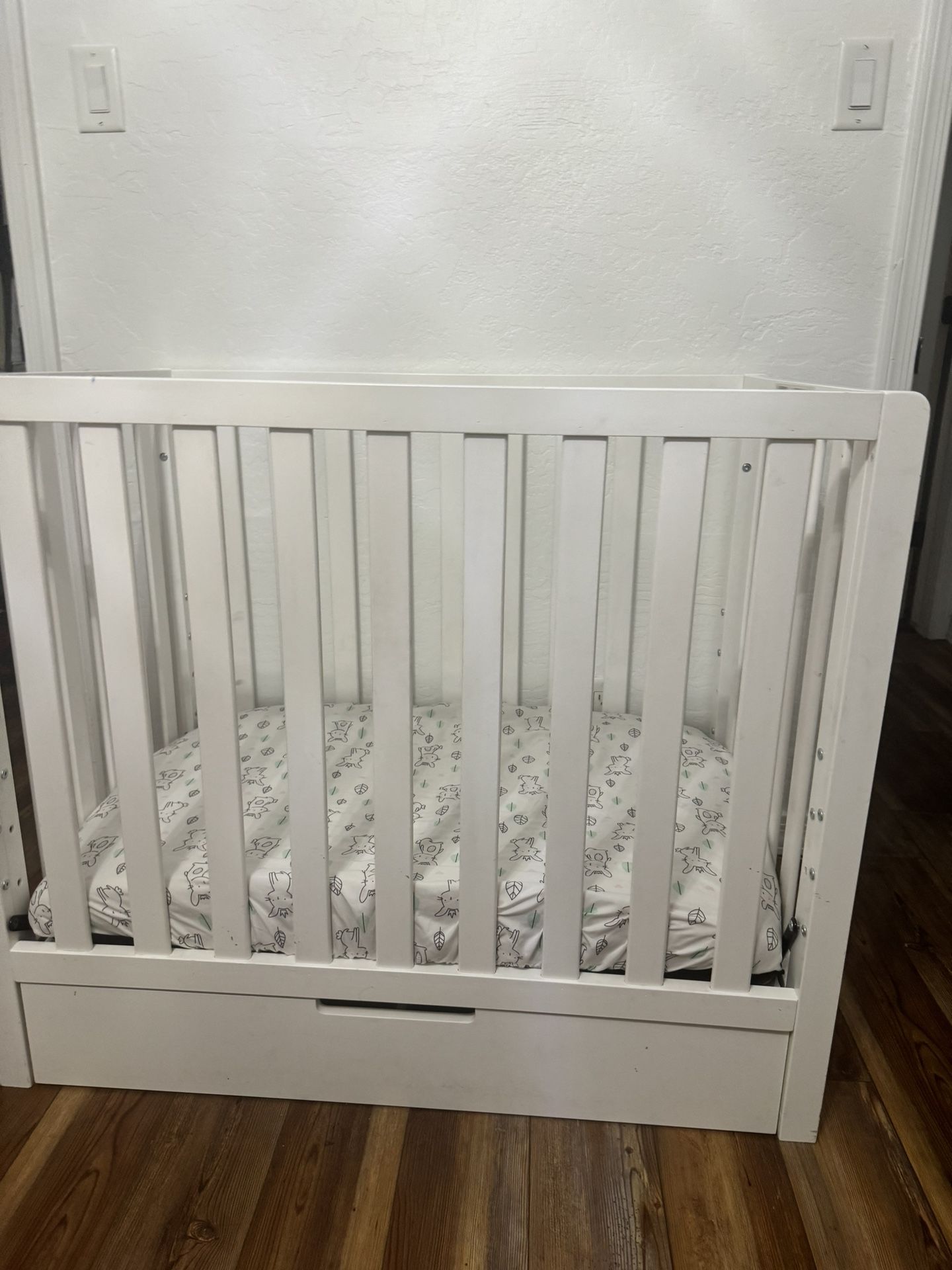 Mini  Baby Crib And Mattress