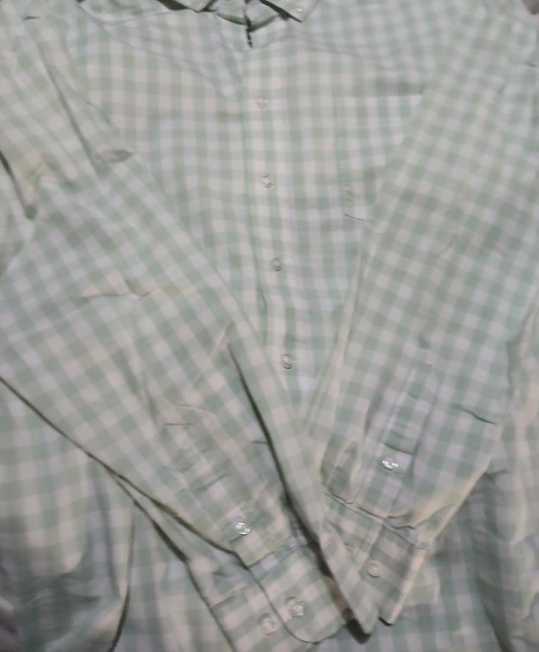 Men's Eddie Bauer Collared Button Up Long And Short Sleeve Dress Shirts