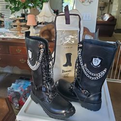 Santa or Biker Boots