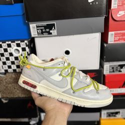 Nike Off White Dunk Low Lot 8 size 10 VNDS