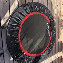 Niksa 40” Rebounder Mini Trampoline For Adults And Kids