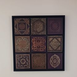 Bombay Company, Baroque Tile wall art