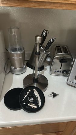 Kitchen Appliance & Gadget Set - NutriBullet, Toaster, Knife Block & Wine Kit