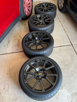 Used 09’-14’ CTS-V Black OEM rims with Tires