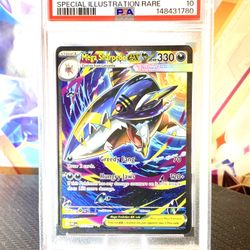 Mega Sharpedo SIR PSA 10!!! Pokémon Phantasmal Flames Rare