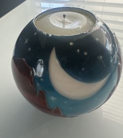 Artisanal Candle; Moon Arizona Desert Landscape