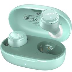 Wireless Earbuds Build in Mic Clear Calls Ergonomic Light Weight Bluetooth 5.3 in Ear Headphones IPX6 Waterproof Premium Stereo Sound Ear Buds 30H Pla