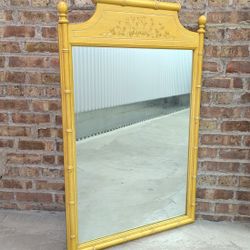 Vintage Faux Bamboo Mirror Dixie Furniture 