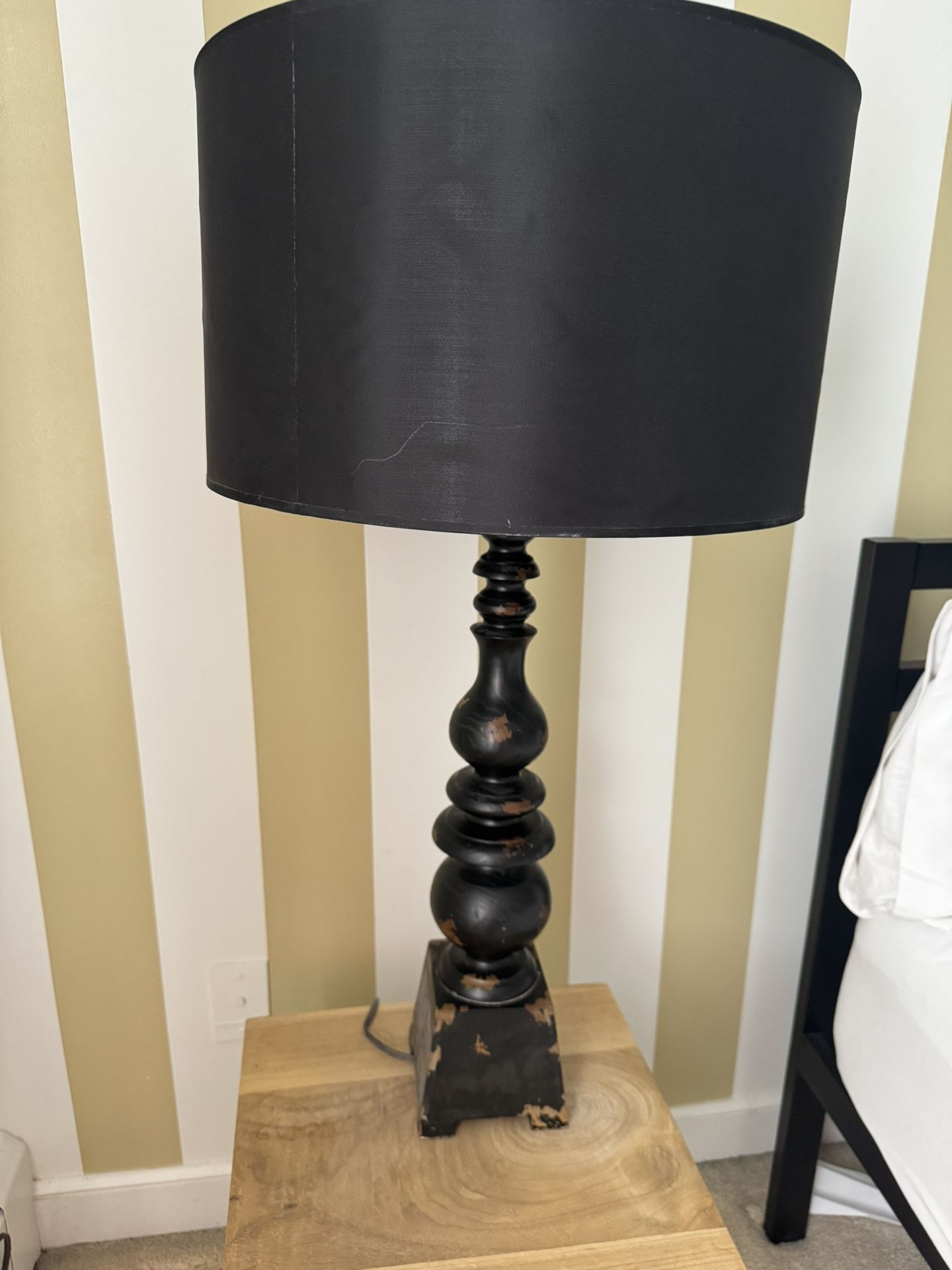 Black Rustic Lamp