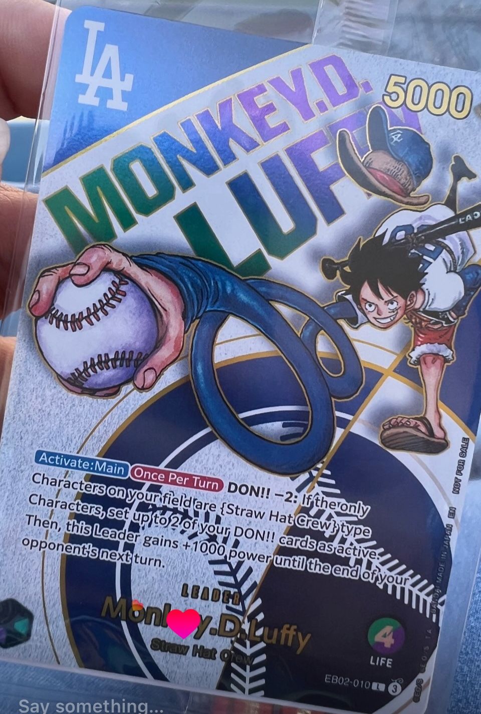 One Piece Dodger Card