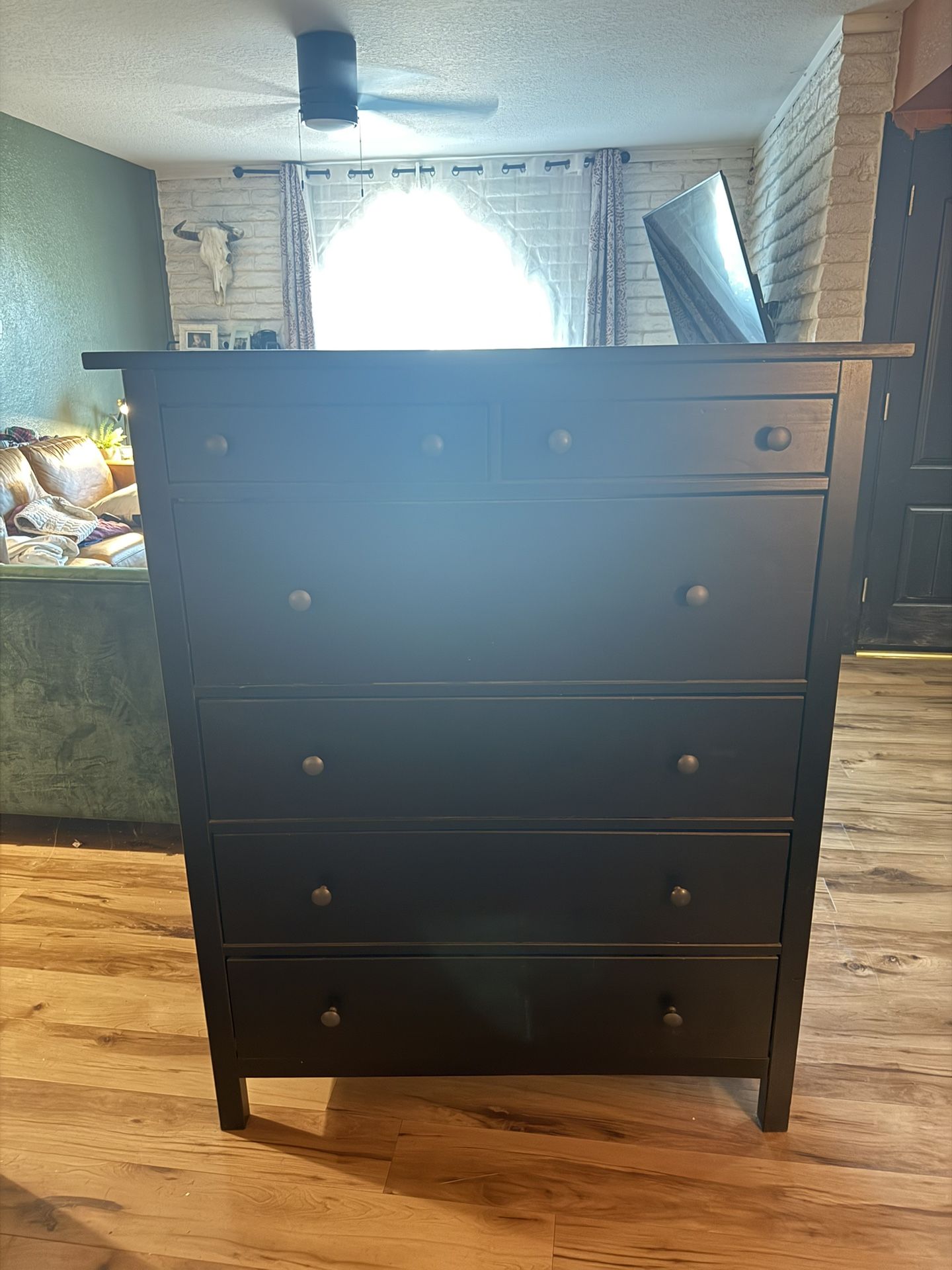 Hemnes Black Dresser
