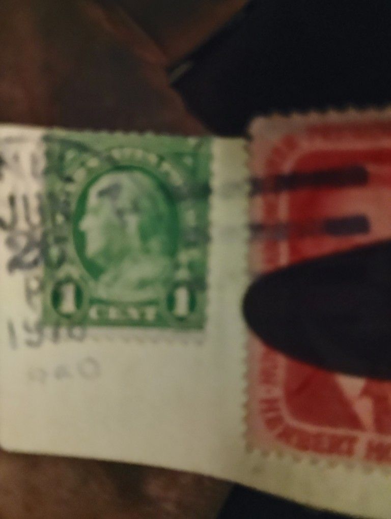 Benjamin 1 Cent Stamp