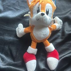 Rare Sonic the fighters Tails plush with tag