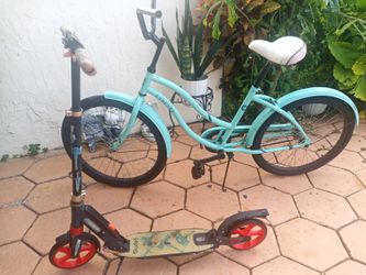 Beach Cruiser And Step Scooter All For $100 Firm
