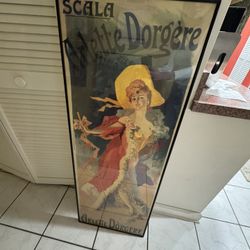 Two 18” X 48” Reproduction Framed Art Gorgeous 