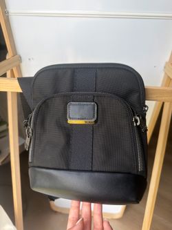 TUMI Alpha Bravo Junior Crossbody Bag, Black