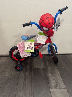Huffy 12" Spider-Man Kids Bike with Training Wheels
