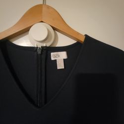 New! Navy Blue 3/4 Dress  Size SMALL