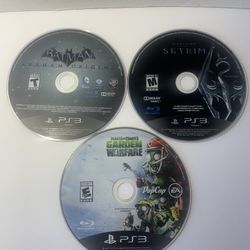 PS3 games bundle of three in very good condition.  