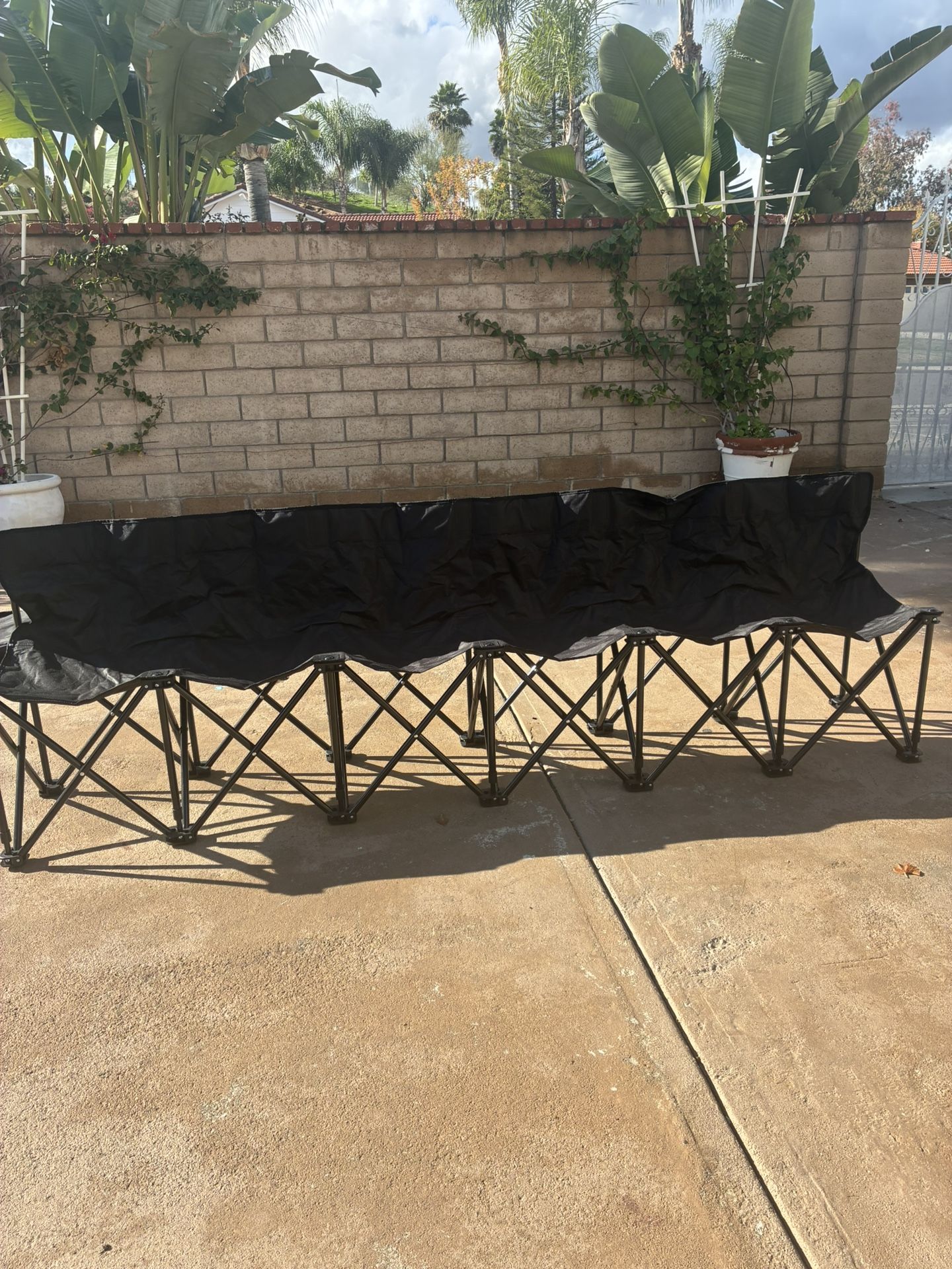 E-z-Up Folding 6 Seat Bench