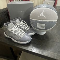 Jordan Cool Grey Men’s Size 7 And Premium Basketball