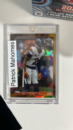 2025 Topps Chrome - Pat Surtain II #FS-22 Future Star /50 Gold Refractor