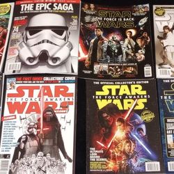 SET OF 8 SPECIAL EDITION STAR WARS MAGAZINES